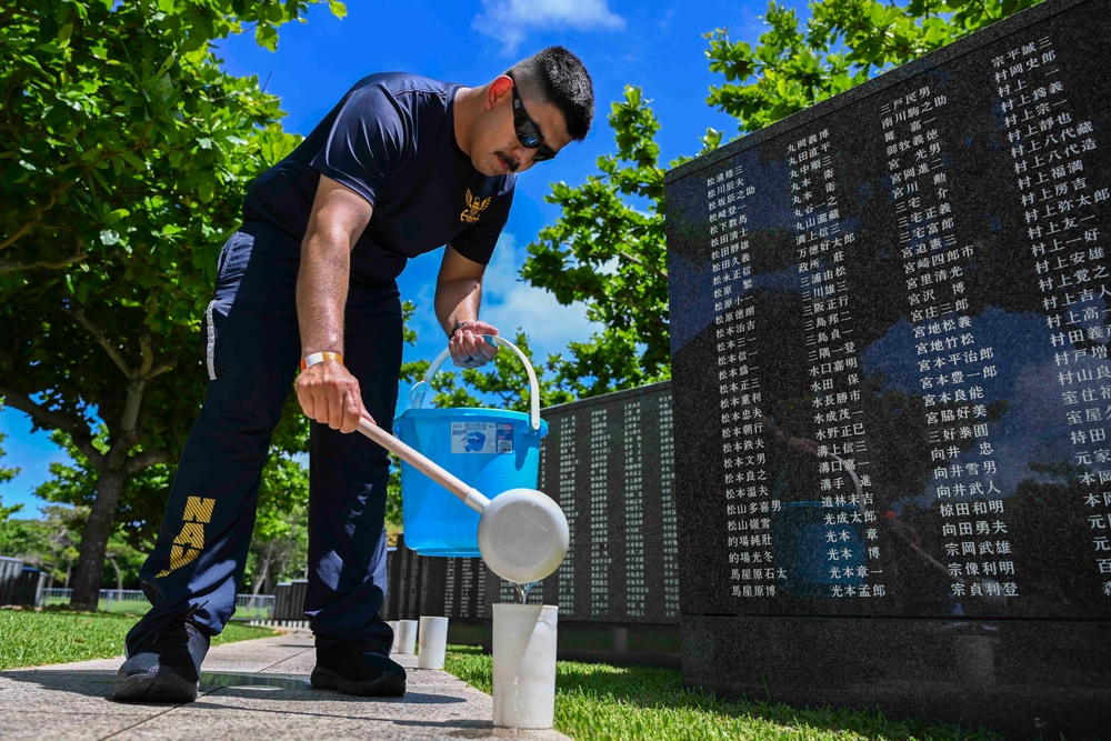 Okinawa Peace Memorial Park Candle Lighting