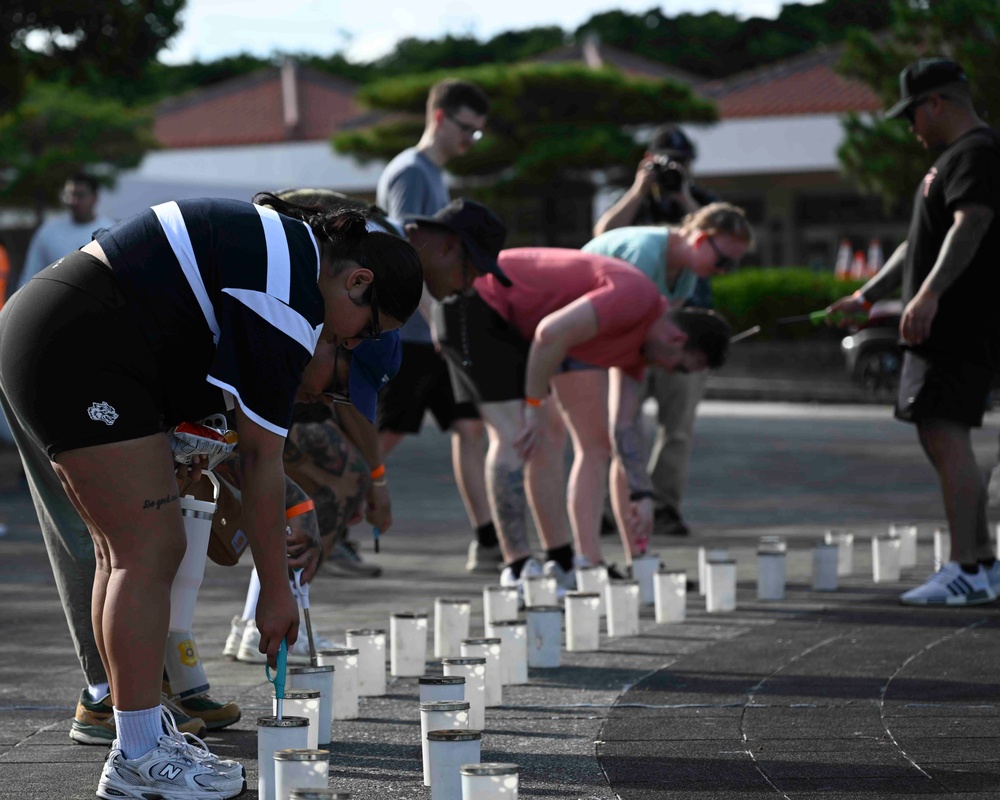 Okinawa Peace Memorial Park Candle Lighting
