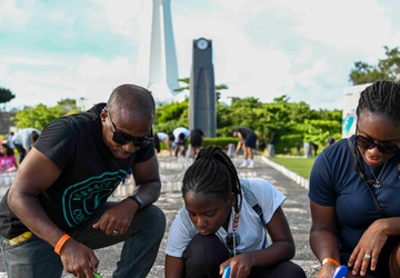 Okinawa Peace Memorial Park Candle Lighting