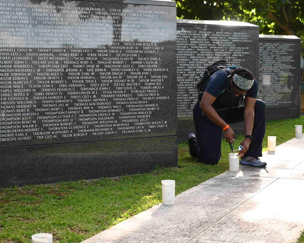 Okinawa Peace Memorial Park Candle Lighting
