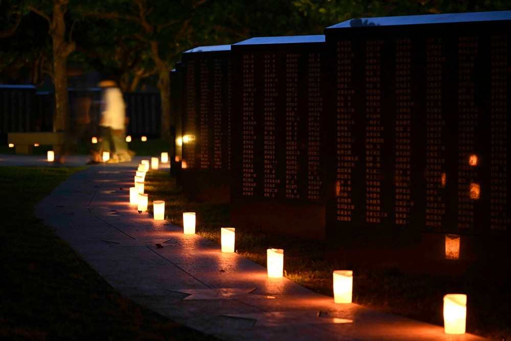 Okinawa Peace Memorial Park Candle Lighting