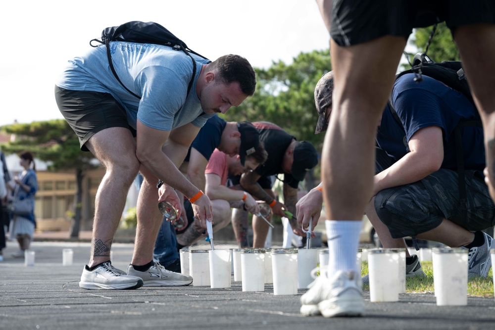 Okinawa Peace Memorial Park Candle Lighting