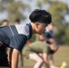 MRF-D 25.3: Marines and Sailors coach a flag football team from Darwin Middle School