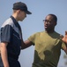 MRF-D 25.3: Marines and Sailors coach a flag football team from Darwin Middle School