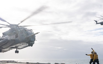 USS America (LHA 6) Conducts Flight Operations