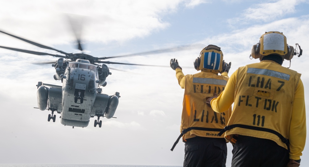 USS America (LHA 6) Conducts Flight Operations
