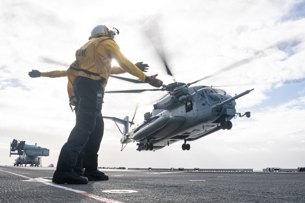 USS America (LHA 6) Conducts Flight Operations