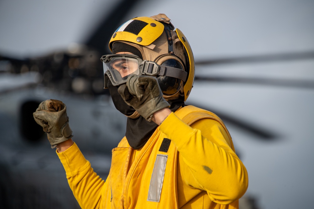 USS America (LHA 6) Conducts Flight Operations