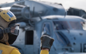 USS America (LHA 6) Conducts Flight Operations