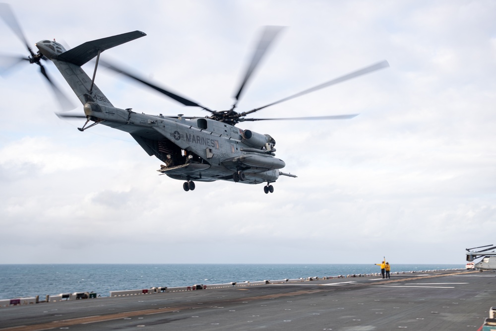 USS America (LHA 6) Conducts Flight Operations