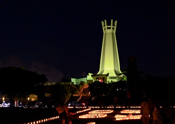 U.S. Navy Honors 80th Anniversary of Battle of Okinawa at Candle Lighting