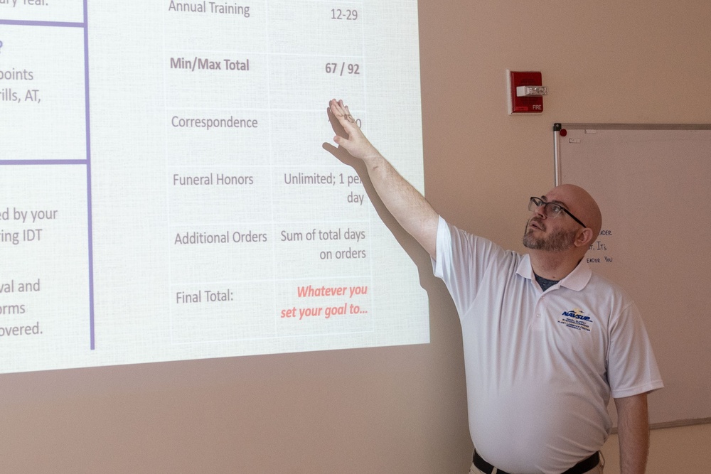 U.S. Navy Reserve Transition Brief at NAS Sigonella