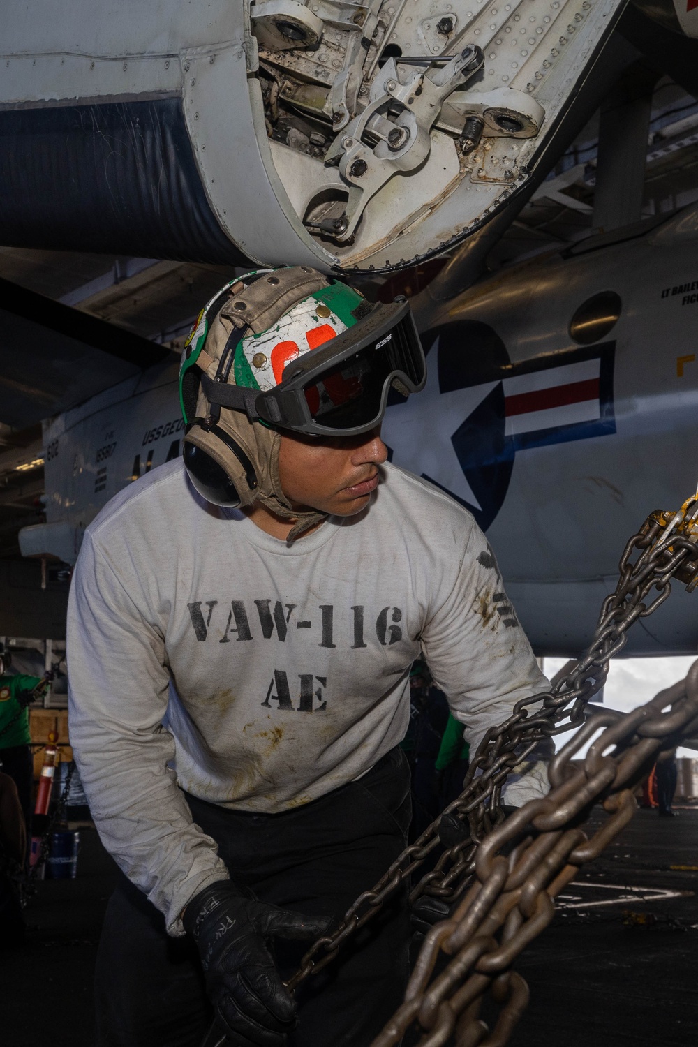 Daily Operations Aboard USS George H.W. Bush (CVN 77)