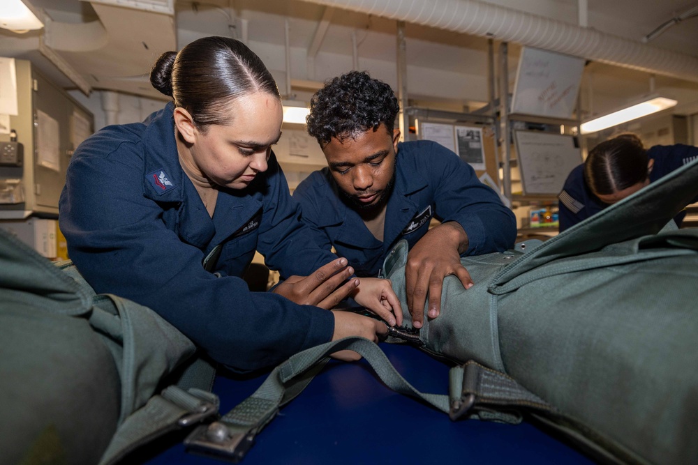 Daily Operations Aboard USS George H.W. Bush (CVN 77)