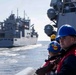 USS Preble Conducts Underway Replenishment with USNS Washington Chambers