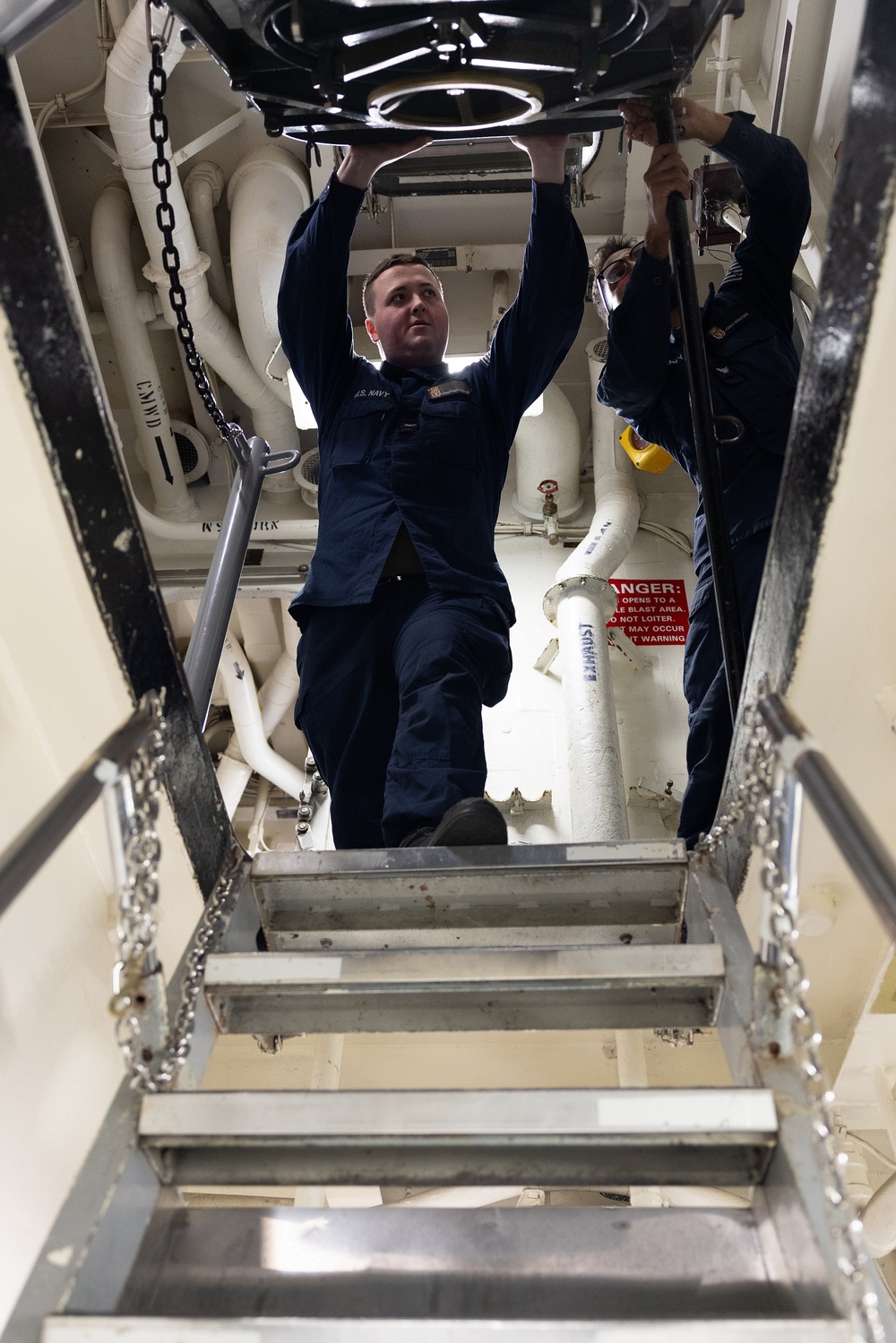 Curtis Wilbur Conduct General Quarters Drill