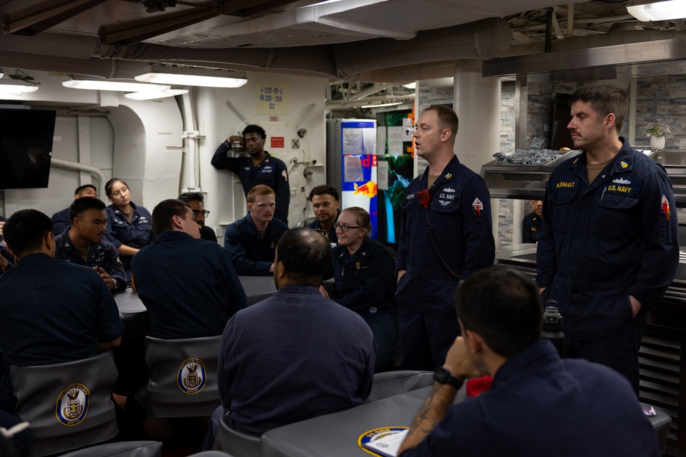 Curtis Wilbur Conduct In-Port Emergency Team Drill