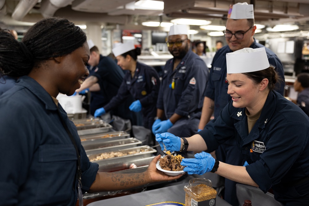 Ice Cream Social Aboard USS Curtis Wilbur (DDG 54)