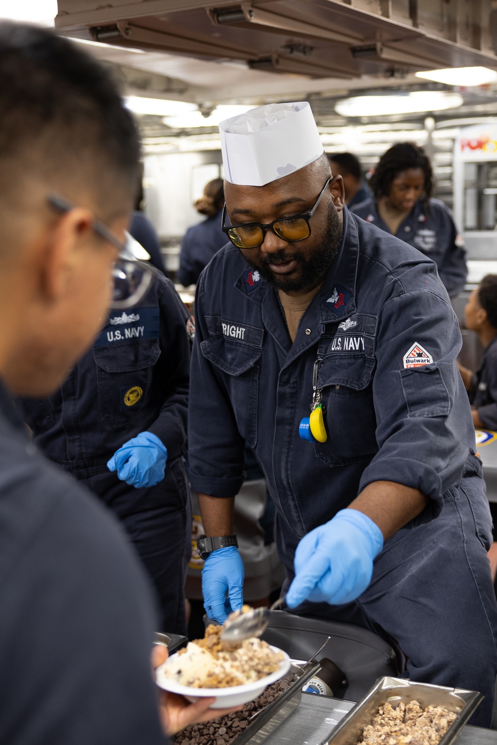 Ice Cream Social Aboard USS Curtis Wilbur (DDG 54)