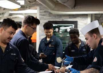 Ice Cream Social Aboard USS Curtis Wilbur (DDG 54)