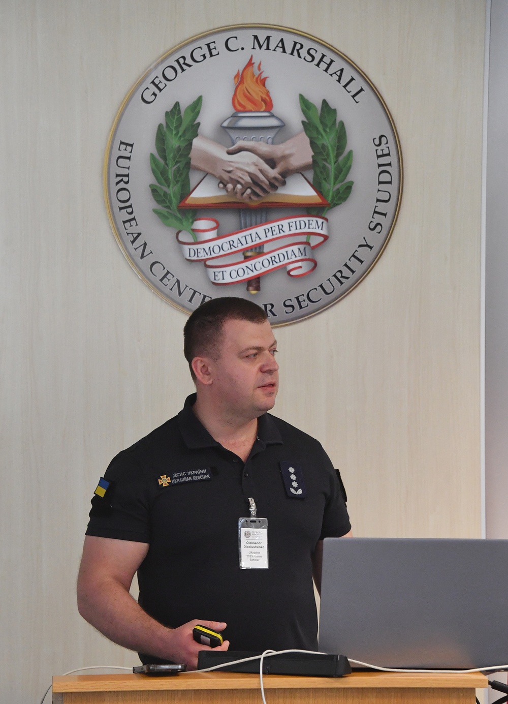 Spotlight on Marshall Center Alumni Scholar: Oleksandr Diadiushenko