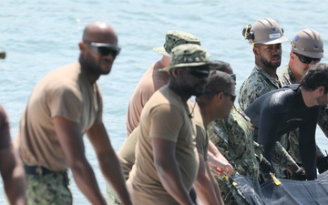 Seabees, Marines Prep Baltic Beachhead for Innovative Matting System During BALTOPS25