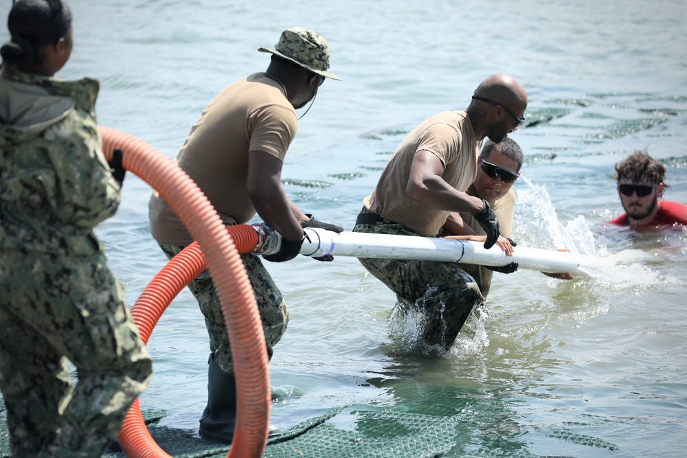 Seabees, Marines Prep Baltic Beachhead for Innovative Matting System During BALTOPS25