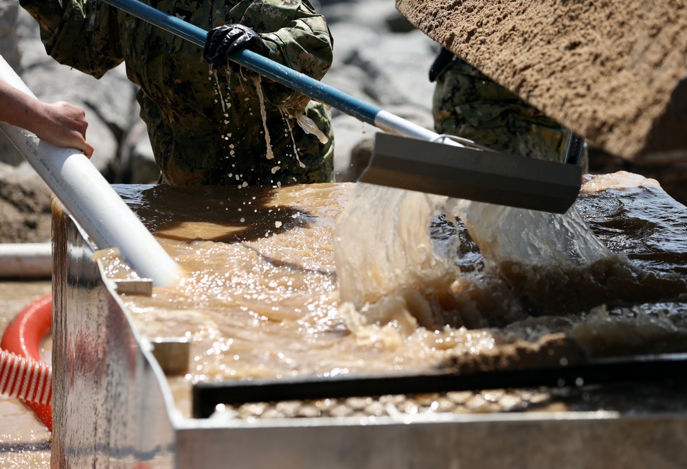 Seabees, Marines Prep Baltic Beachhead for Innovative Matting System During BALTOPS25