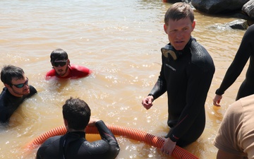 Seabees, Marines Prep Baltic Beachhead for Innovative Matting System During BALTOPS25
