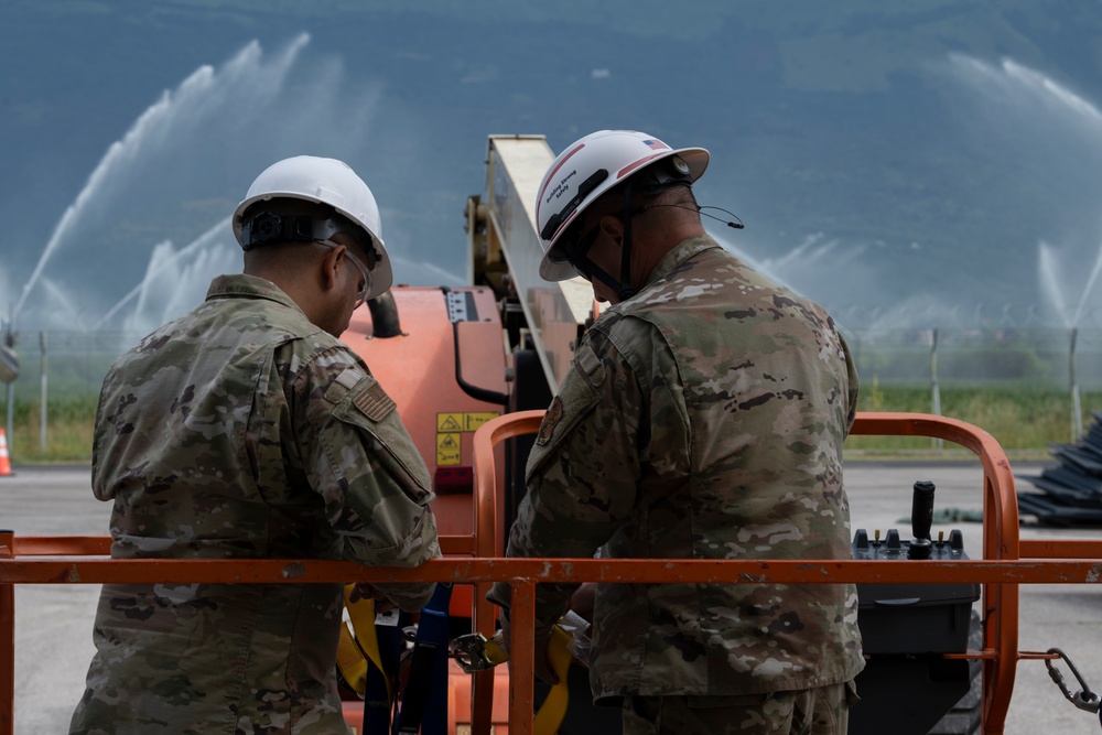 156th CES Deployment for Training at Aviano Air Base
