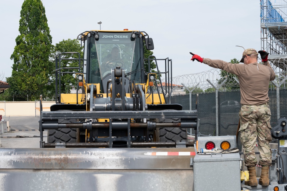 156th CES Deployment for Training at Aviano Air Base
