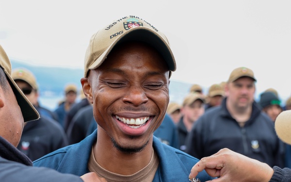 USS The Sullivans Deployment