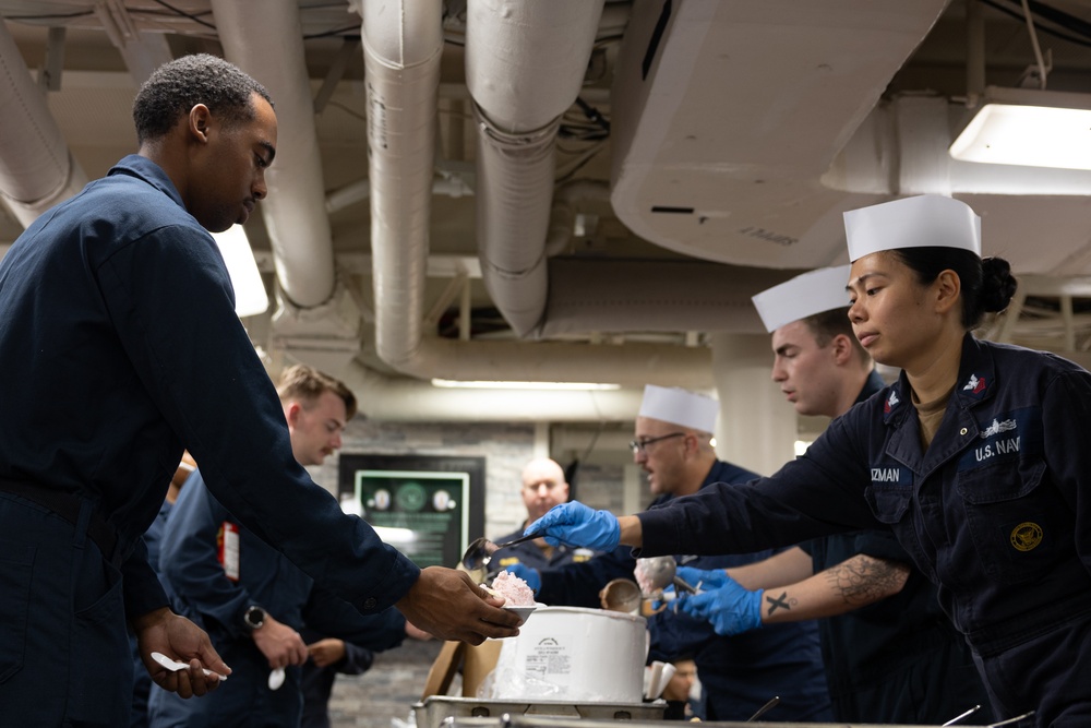 Ice Cream Social Aboard USS Curtis Wilbur (DDG 54)