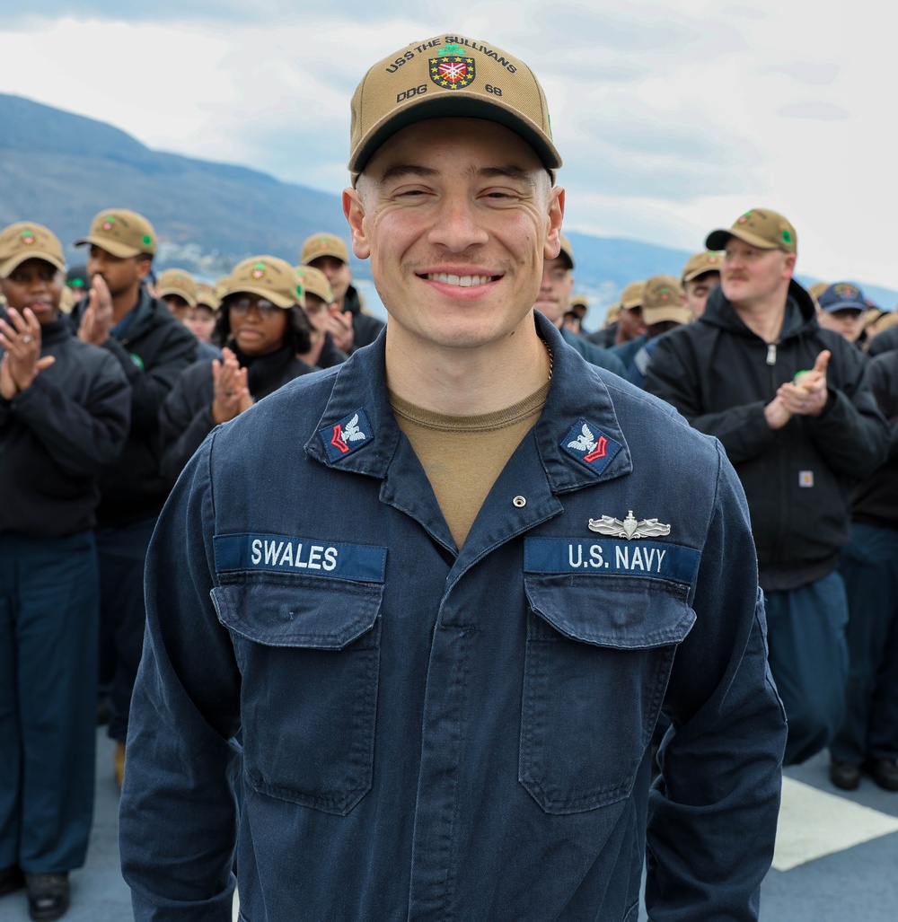 USS The Sullivans Deployment
