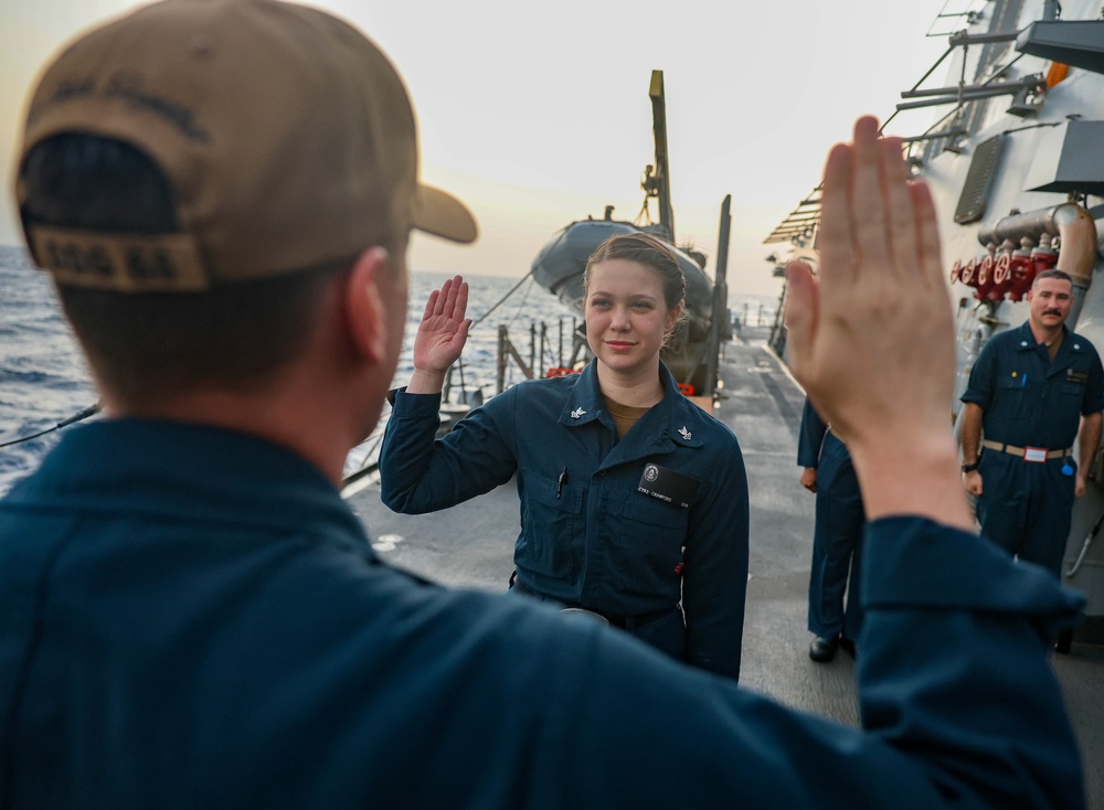 USS The Sullivans Deployment