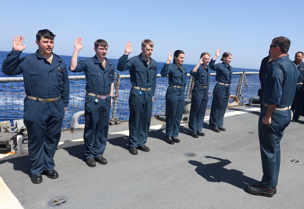 USS The Sullivans Deployment