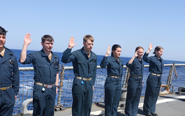 USS The Sullivans Deployment