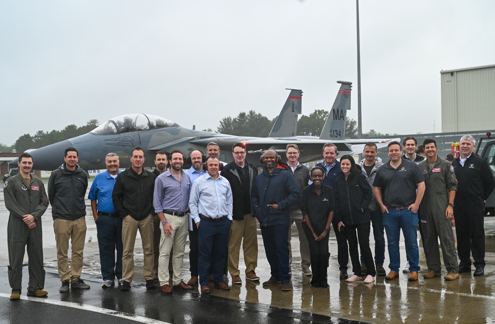 104th Fighter Wing holds base tour for Young Presidents Organization local business owners, bolsters community engagement