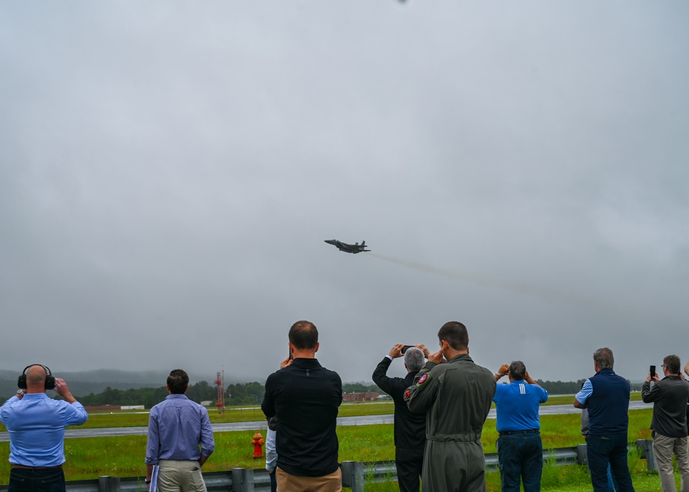 104th Fighter Wing holds base tour for Young Presidents Organization local business owners, bolsters community engagement
