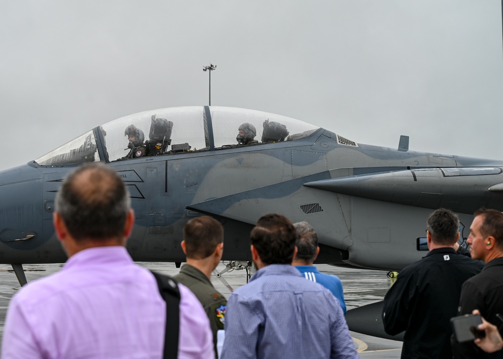 104th Fighter Wing holds base tour for Young Presidents Organization local business owners, bolsters community engagement