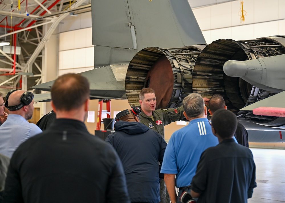 104th Fighter Wing holds base tour for Young Presidents Organization local business owners, bolsters community engagement