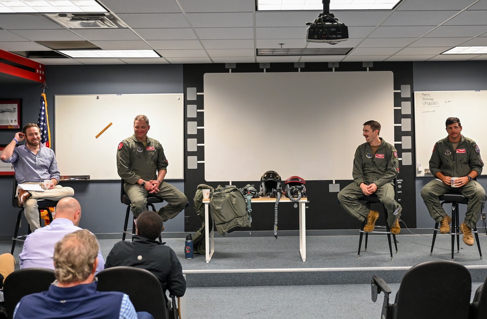 104th Fighter Wing holds base tour for Young Presidents Organization local business owners, bolsters community engagement