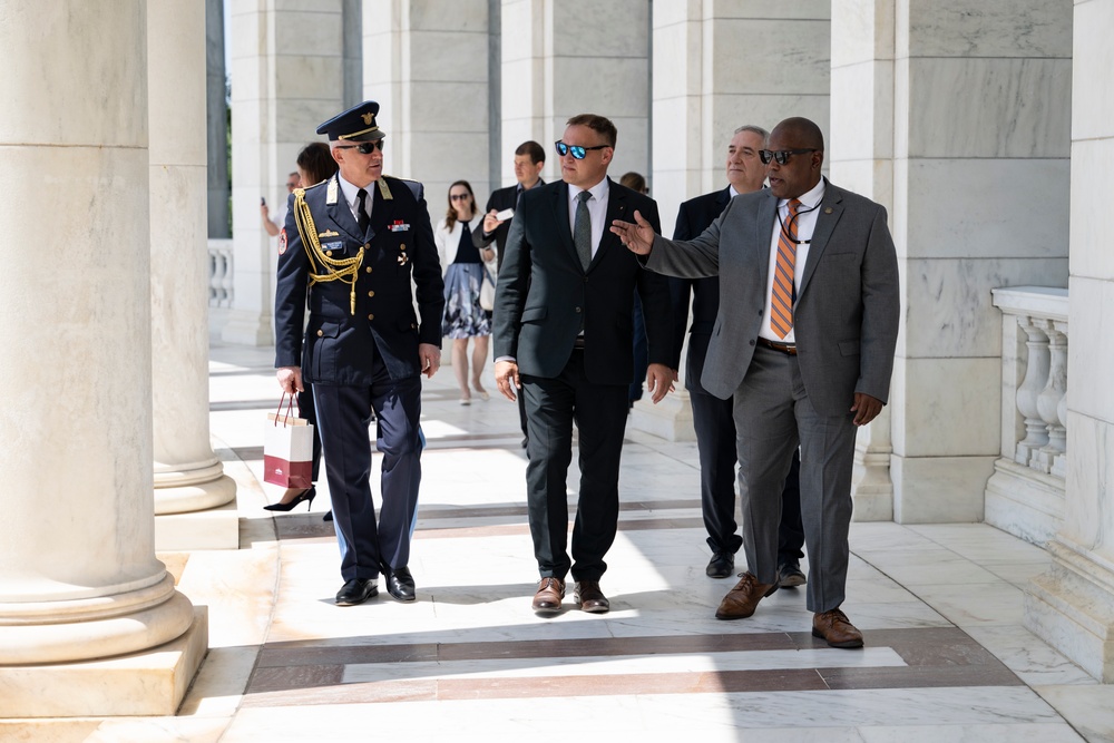 Hungarian National Assembly Chairman of the National Security Committee Zoltán Sas Visits ANC