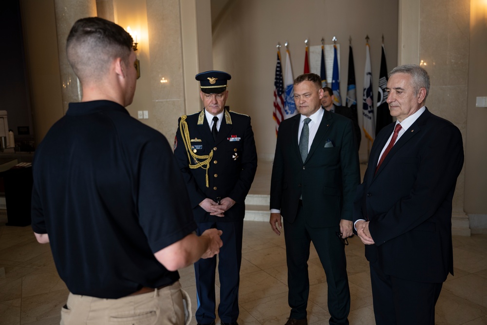 Hungarian National Assembly Chairman of the National Security Committee Zoltán Sas Visits ANC