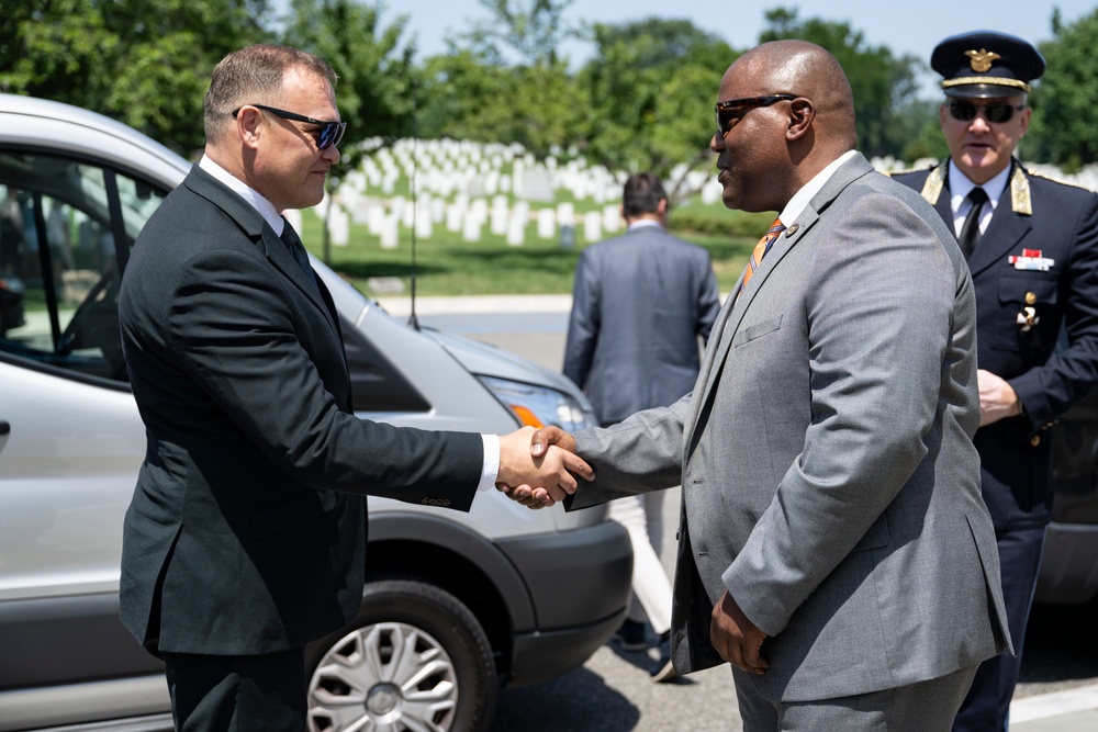 Hungarian National Assembly Chairman of the National Security Committee Zoltán Sas Visits ANC