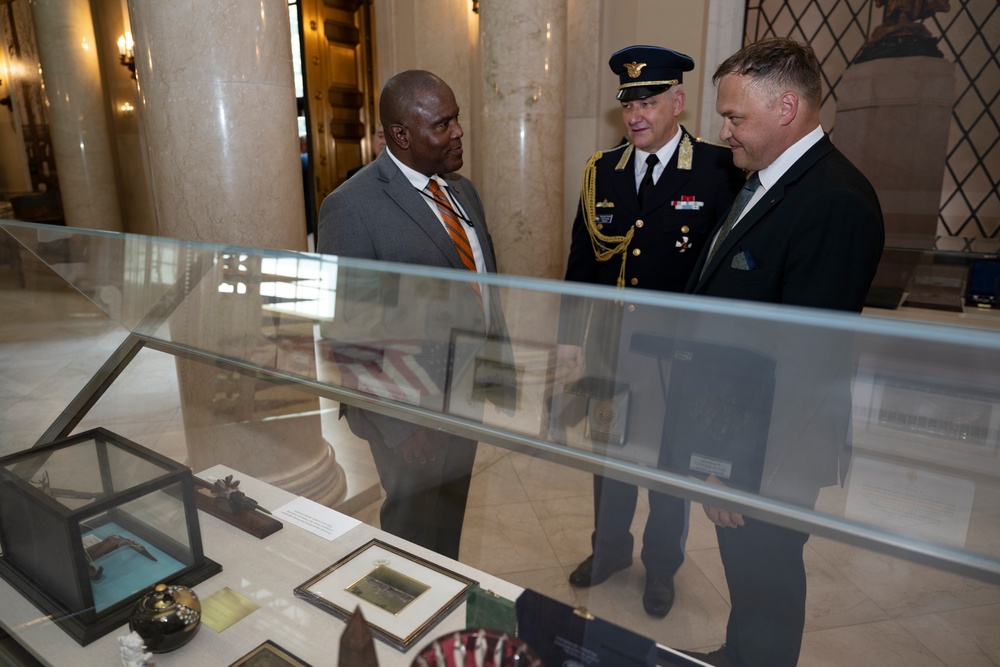 Hungarian National Assembly Chairman of the National Security Committee Zoltán Sas Visits ANC