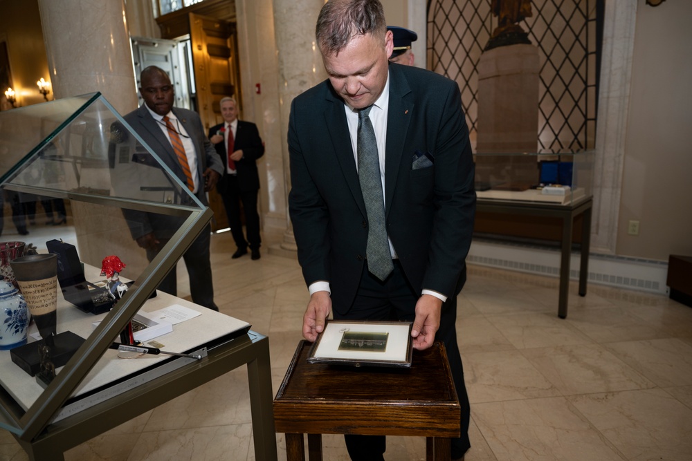 Hungarian National Assembly Chairman of the National Security Committee Zoltán Sas Visits ANC