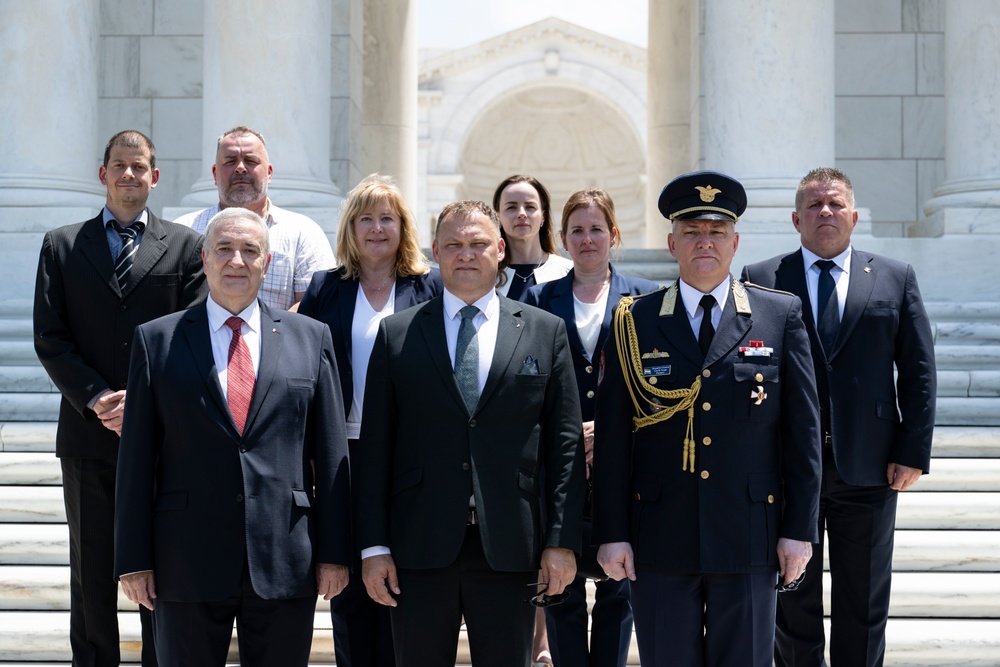 Hungarian National Assembly Chairman of the National Security Committee Zoltán Sas Visits ANC