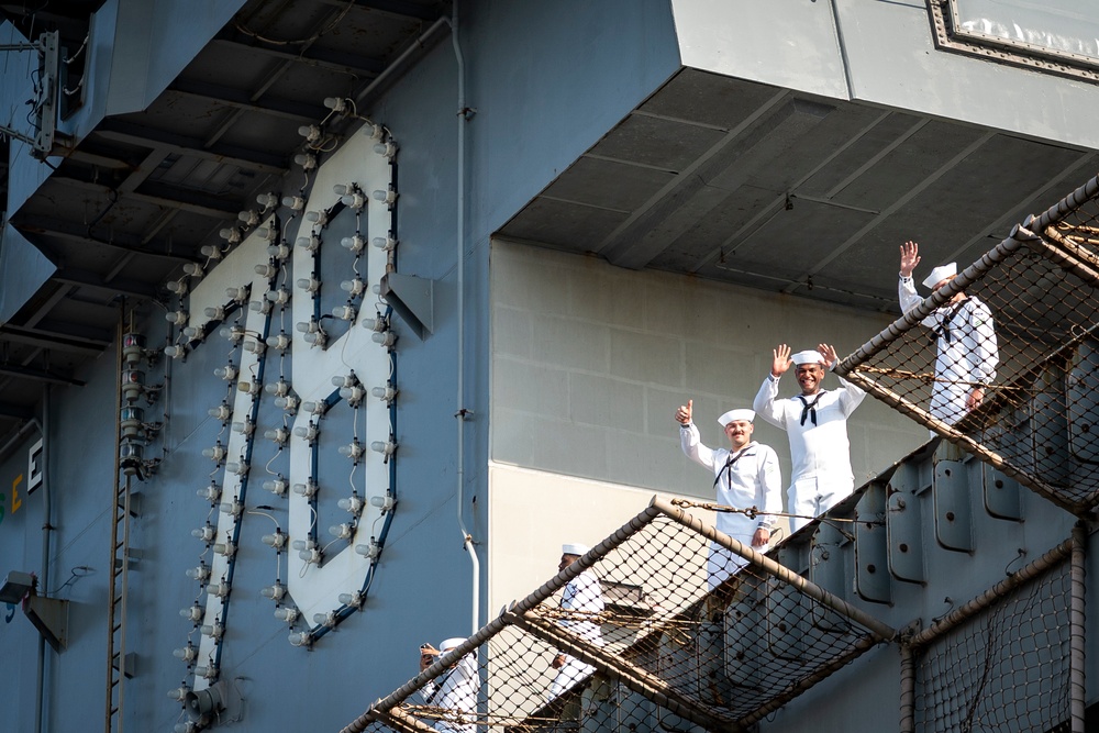USS Gerald R. Ford Departs Naval Station Norfolk for Scheduled Deployment
