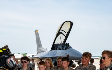 Civil Air Patrol cadets visit 122nd Fighter Wing